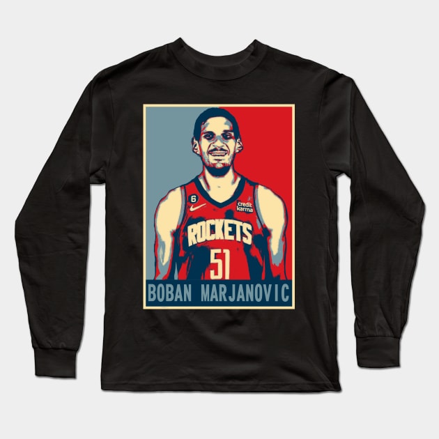 Boban Marjanovic Long Sleeve T-Shirt by today.i.am.sad